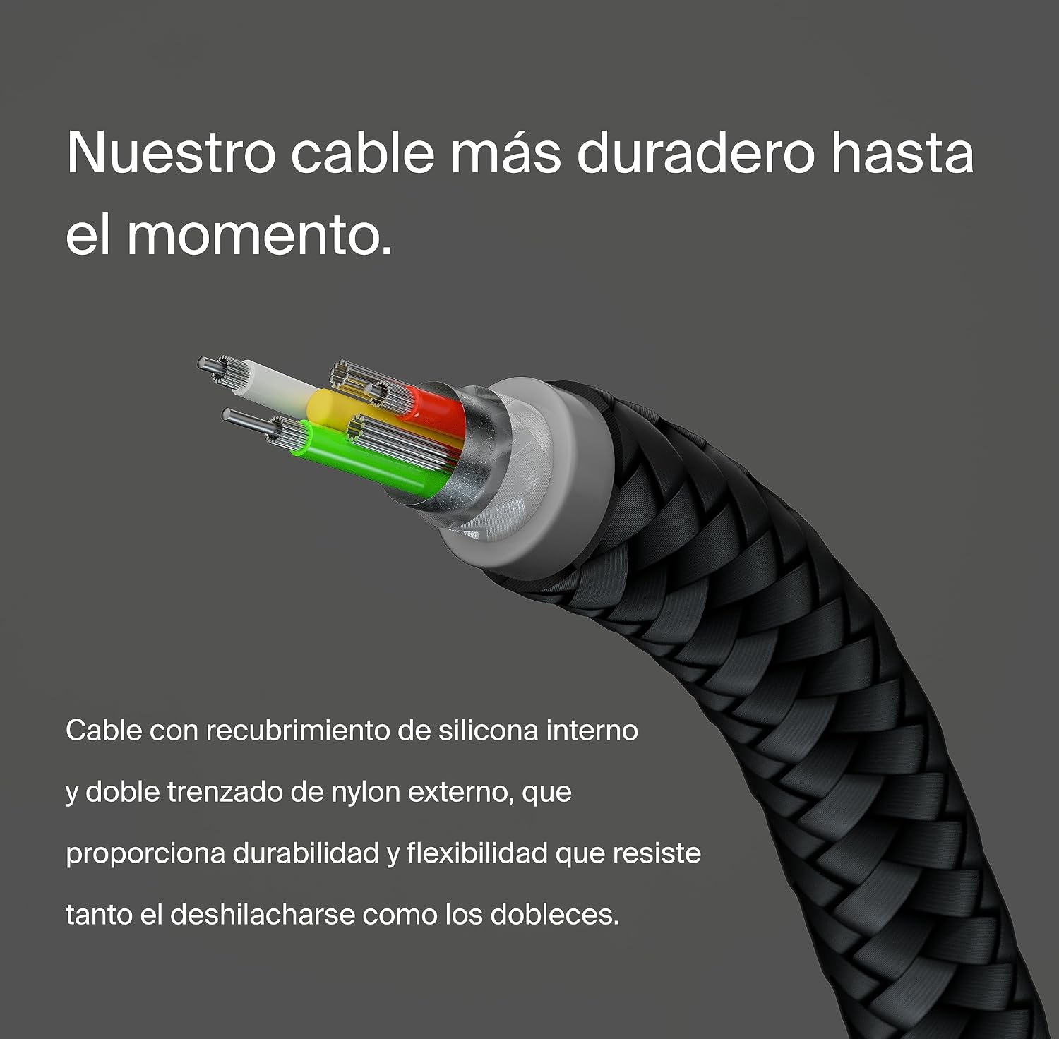 Belkin BoostCharge Pro Flex Braided USB-C to USB-C Cable (3M/10FT), USB-IF Fast Charging Cable for iPhone 16 Series, MacBook Pro, iPad Pro, Galaxy S25, S24, Nintendo Switch 2 & More - Black