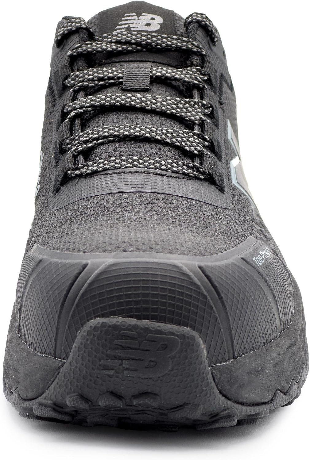 New Balance Fresh Foam Cremorne Composite Toe Safety Shoes for Men - Non Slip, Electrical Hazard - Black/Grey, Low Rise