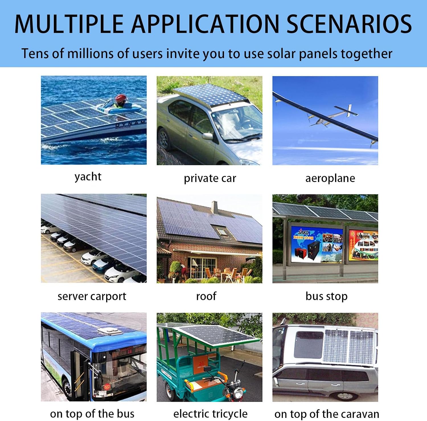 100W Portable Solar Panel, IP67 Waterproof Solar Panel, Solar Charger for Power Station RV Camping Off Grid
