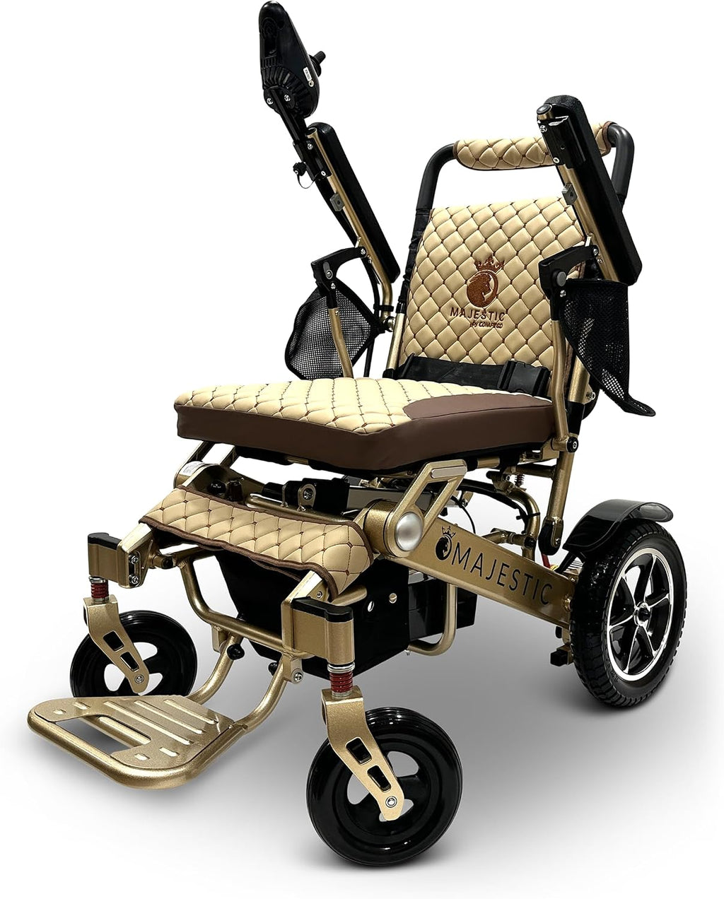 Electric Wheelchairs for Adults, 350 lbs Capacity, Up to 13 Miles Range, Lightweight Wheelchair for Seniors,Remote Controlled Wheel Chair, All Terrain, Airline and Cruise Approved, IQ-7000 by Majestic