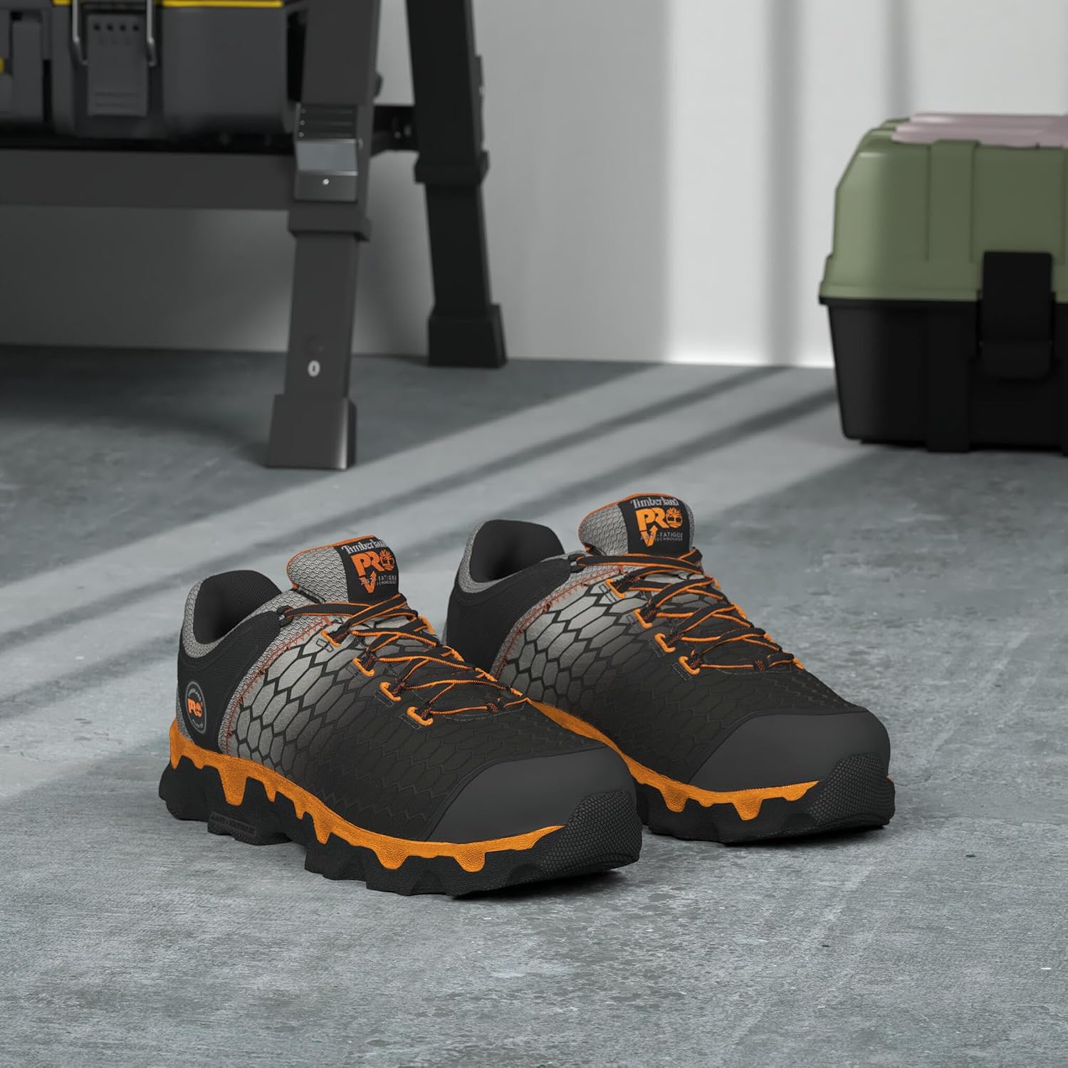 Timberland PRO Mens Powertrain Sport Alloy Safety Toe Static Dissipative Industrial Athletic Work Shoe