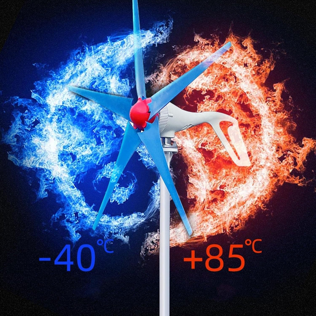 3200W Wind Turbine Generator Set 1000W 12V 24V Wind Turbine + Wind And Solar Hybrid Controller + 2000W Inverter + 100W *2 Solar Panel Windmill Generator Household Marine Street Light ( Color : 12V )