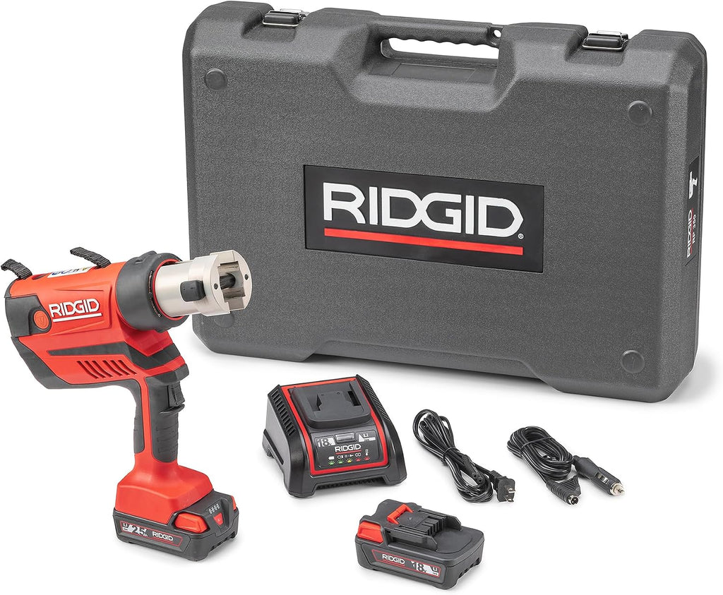 RIDGID 67063 RP 350 ProPress Pressing Tool and Battery Kit with ProPress Tool, 18-Volt Battery, Charger, and Case