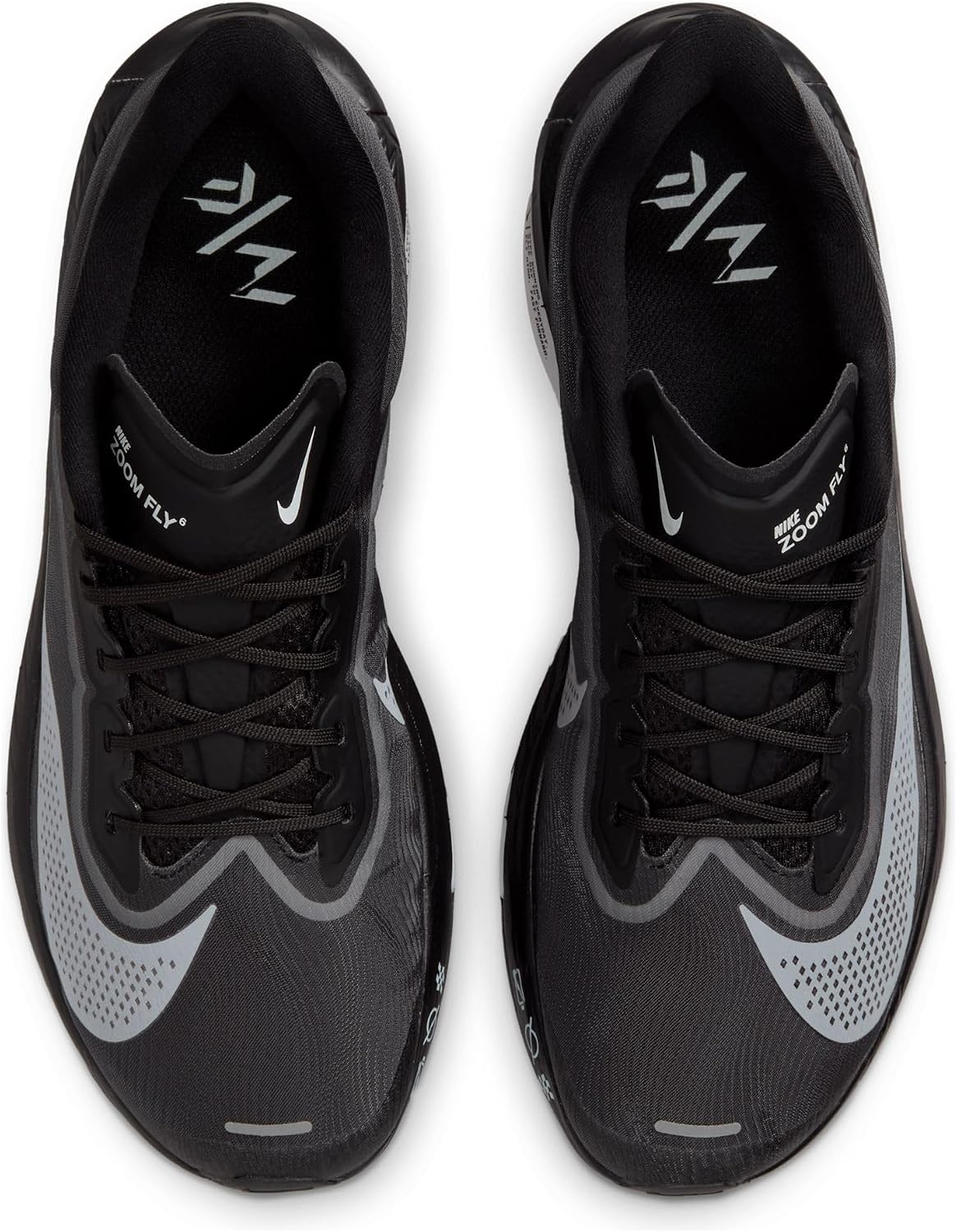 Nike Zoom Fly 6 Men's Road Racing Shoes (FN8454-001, Black/Light Smoke Grey/White) Size 12