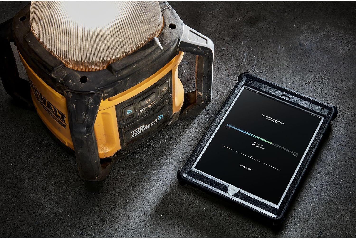 DEWALT 20V MAX LED Work Light, Compact and Portable, Weather and Dust Resistant, Cordless (DCL074)