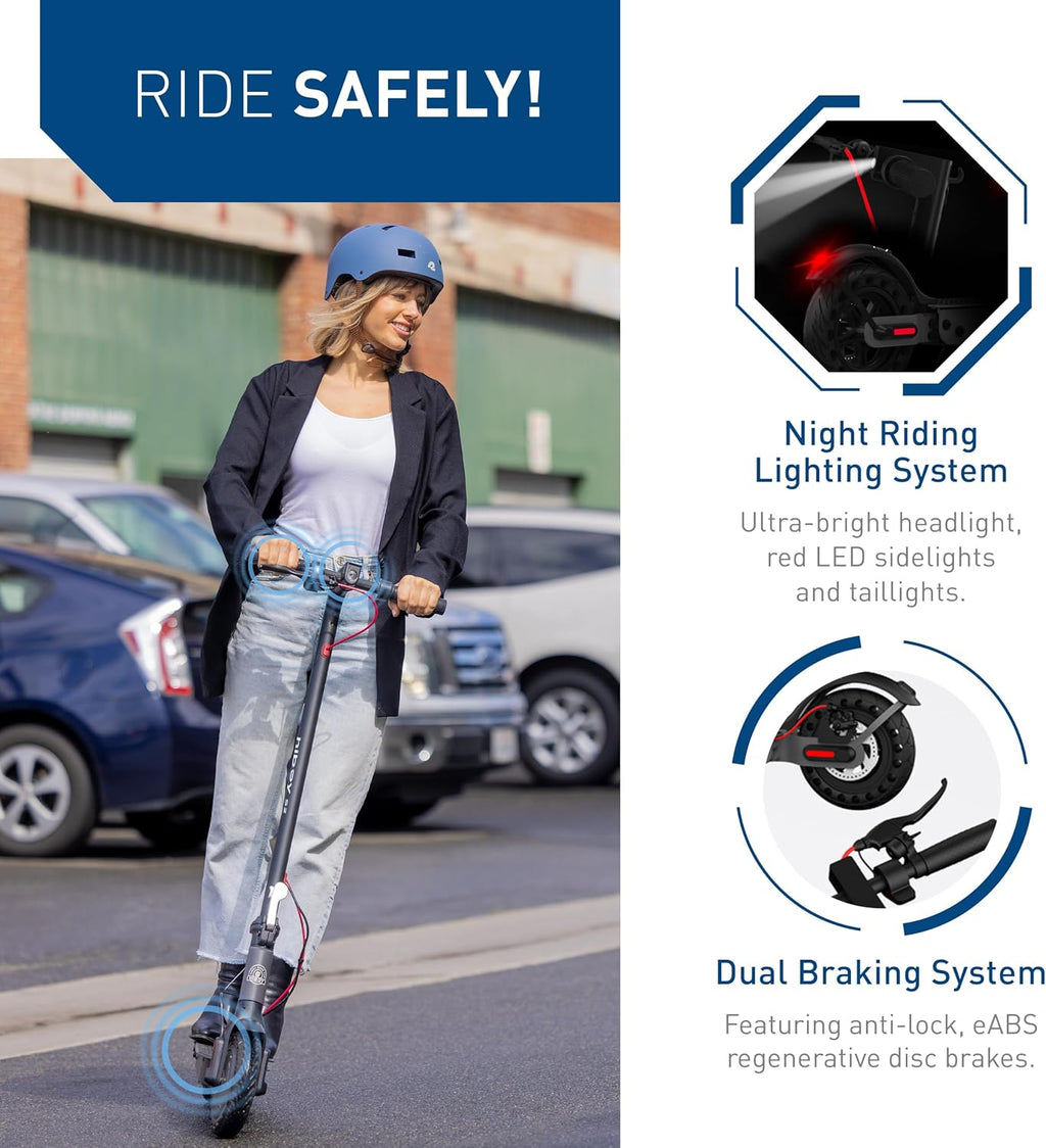 Hiboy S2/S2 MAX Electric Scooter, 350/500W Motor, 8.5/10' Tires, 17/40.4 Miles Range E Scooter, 19 Mph Folding Commuter Electric Scooter for Adults