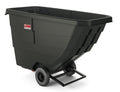 Suncast Commercial Light Duty 3/4 Cubic Yard Roto-Molded Tilt Truck with Integrated Brake, 750-Pound Capacity, 69'L x 41'W x 31'H', Made in The USA
