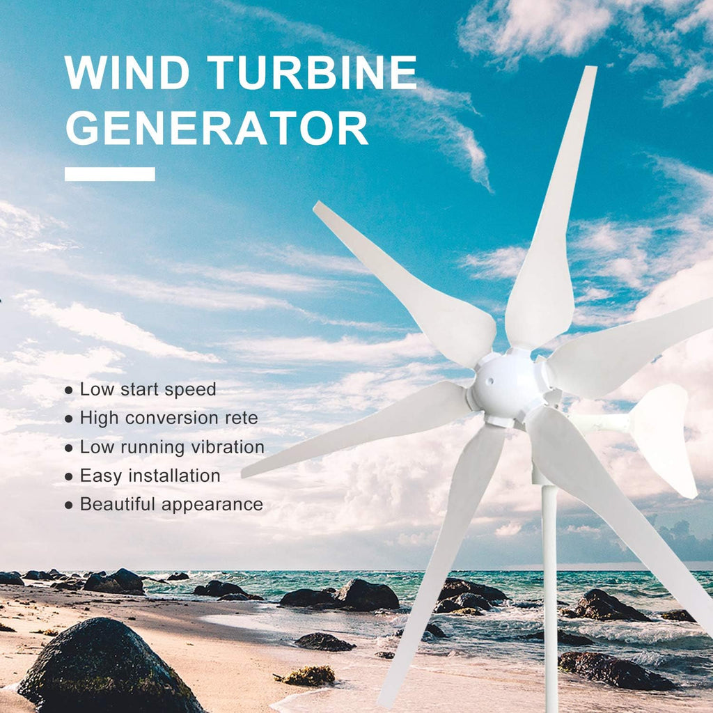 600W Wind Solar Kit Off Grid Hybrid System for Boat:400W Wind Turbine Generator/2pcs 100W Flexible Solar Panels Monocrystalline/Hybrid Charge Controller/Battery Cables/Connectors