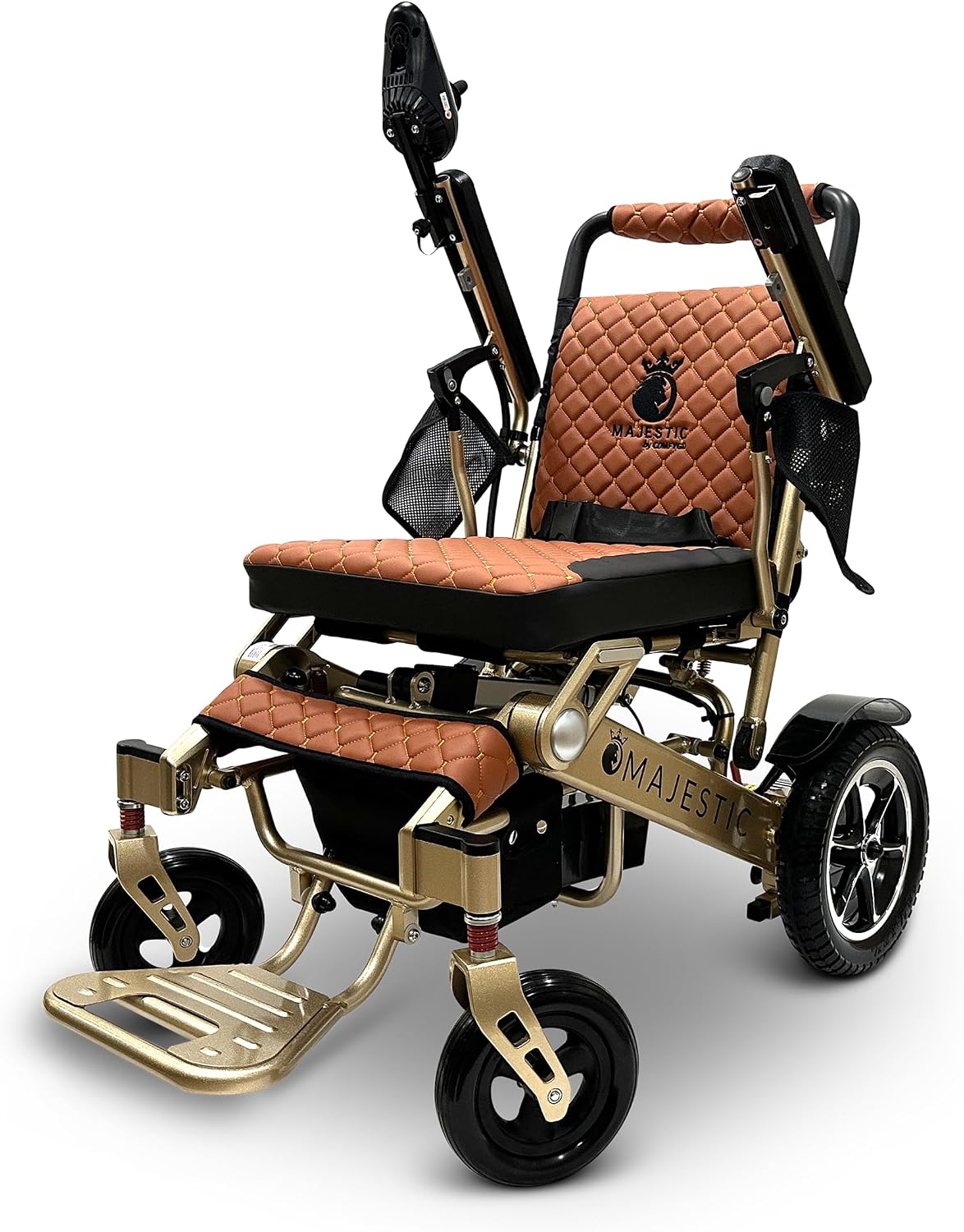 Electric Wheelchairs for Adults, 350 lbs Capacity, Up to 13 Miles Range, Lightweight Wheelchair for Seniors,Remote Controlled Wheel Chair, All Terrain, Airline and Cruise Approved, IQ-7000 by Majestic