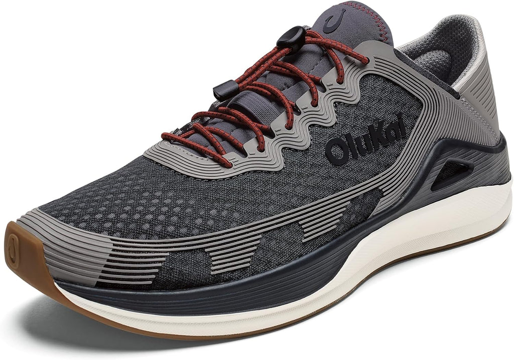 OluKai 'Ahi Men's Water Shoes, Cushioned & Quick-Drying Marine Sneaker, Breathable Mesh & Wet Grip Rubber Outsole for Boats, Docks & Wet Surfaces