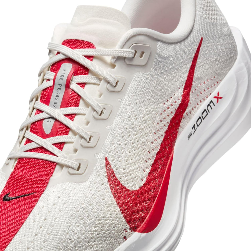 Nike Pegasus Plus Men's Road Running Shoes (FQ7262-003, Platinum Tint/Phantom/Black/University Red) Size 13