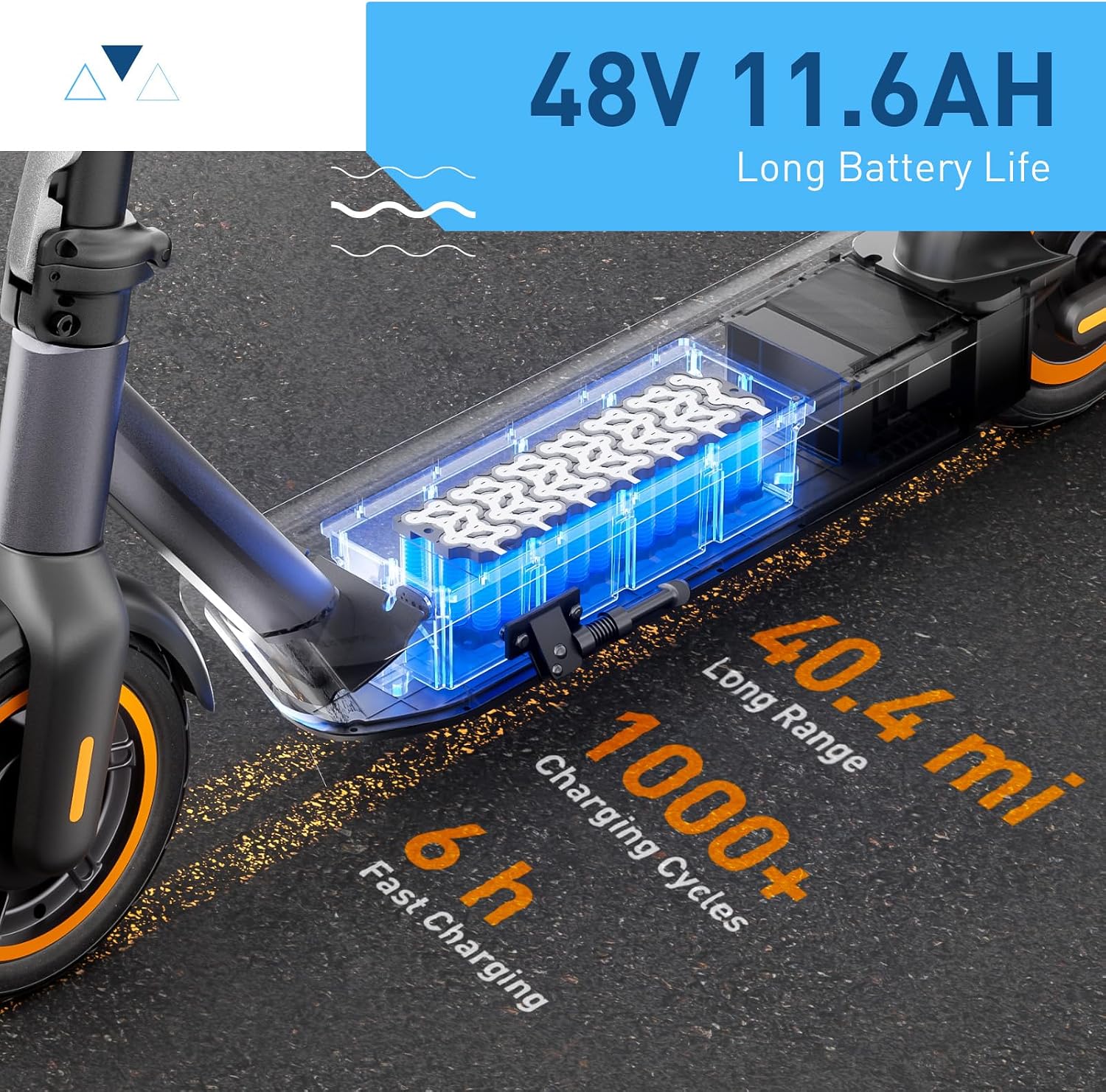 Hiboy S2/S2 MAX Electric Scooter, 350/500W Motor, 8.5/10' Tires, 17/40.4 Miles Range E Scooter, 19 Mph Folding Commuter Electric Scooter for Adults