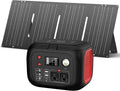 60W Portable Foldable Solar Panel Charger for Outdoor Camping 12 Volt Waterproof High Efficiency Solar Panel Kit&Portable Power Station 228Wh Power Bank 61600mAh Battery Pack Fasting Charging 300W AC