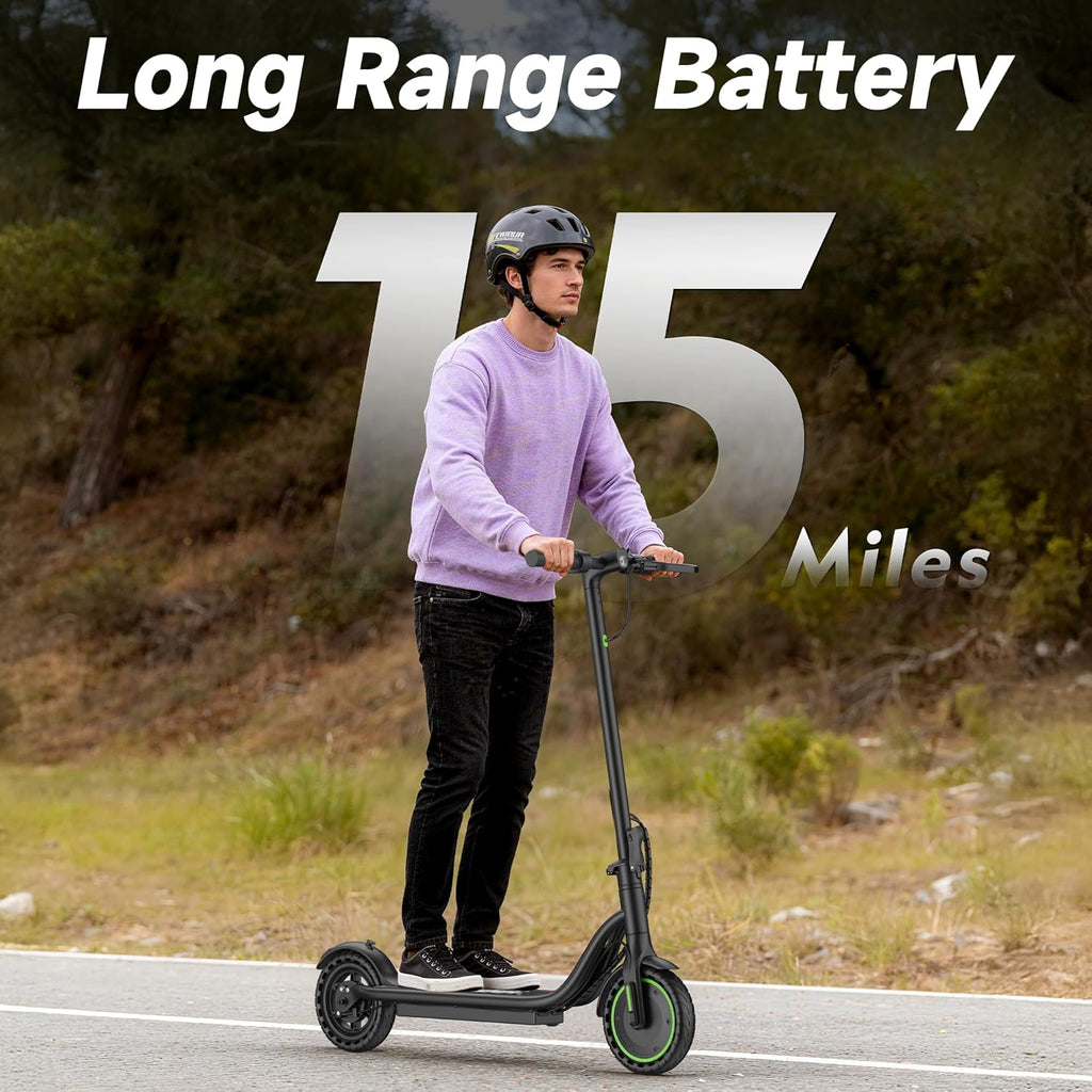 VOLPAM Electric Scooter, 500W/350W Strong Motor, Max 22/19 MPH Top Speed & 22/17 Miles Range, 10'/8.5' Foldable E Scooter with Smart APP, Cruise Control