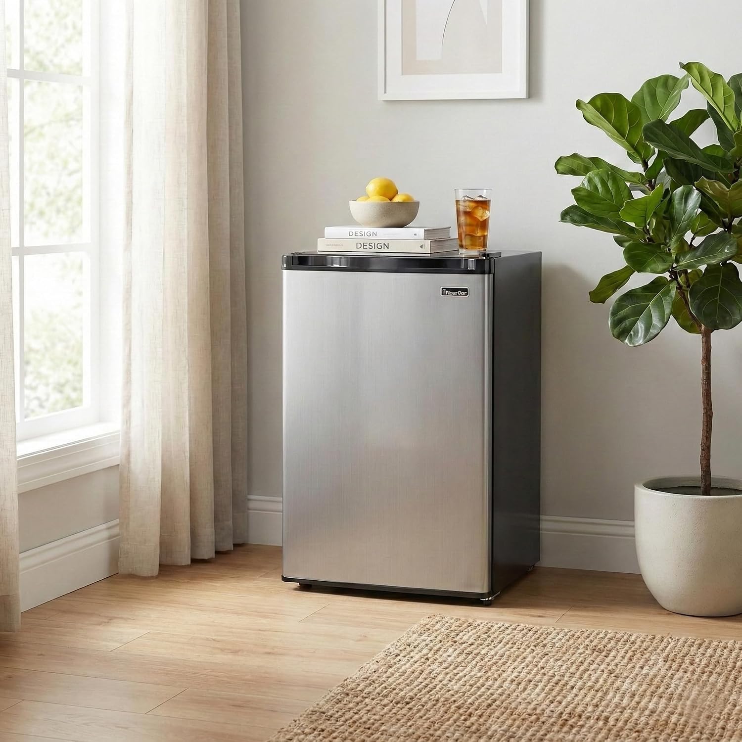 Magic Chef 2.6 cu. ft. Mini Fridge in Stainless Steel - 1-Door