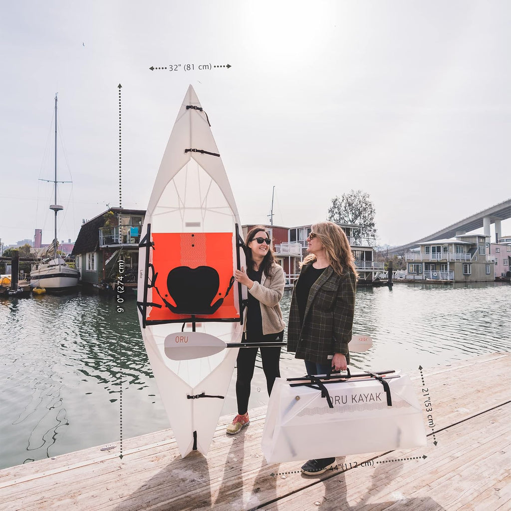 Oru Kayak Foldable Kayak Lake Sport | Lightweight, Portable & Stable - Lake and River Kayaks - Beginner, Intermediate
