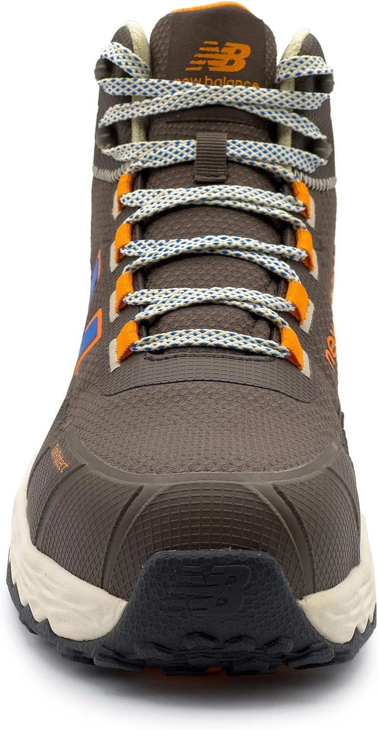 New Balance Fresh Foam Cremorne Composite Toe Safety Shoes for Men - Non Slip, Electrical Hazard - Black/Grey, Mid