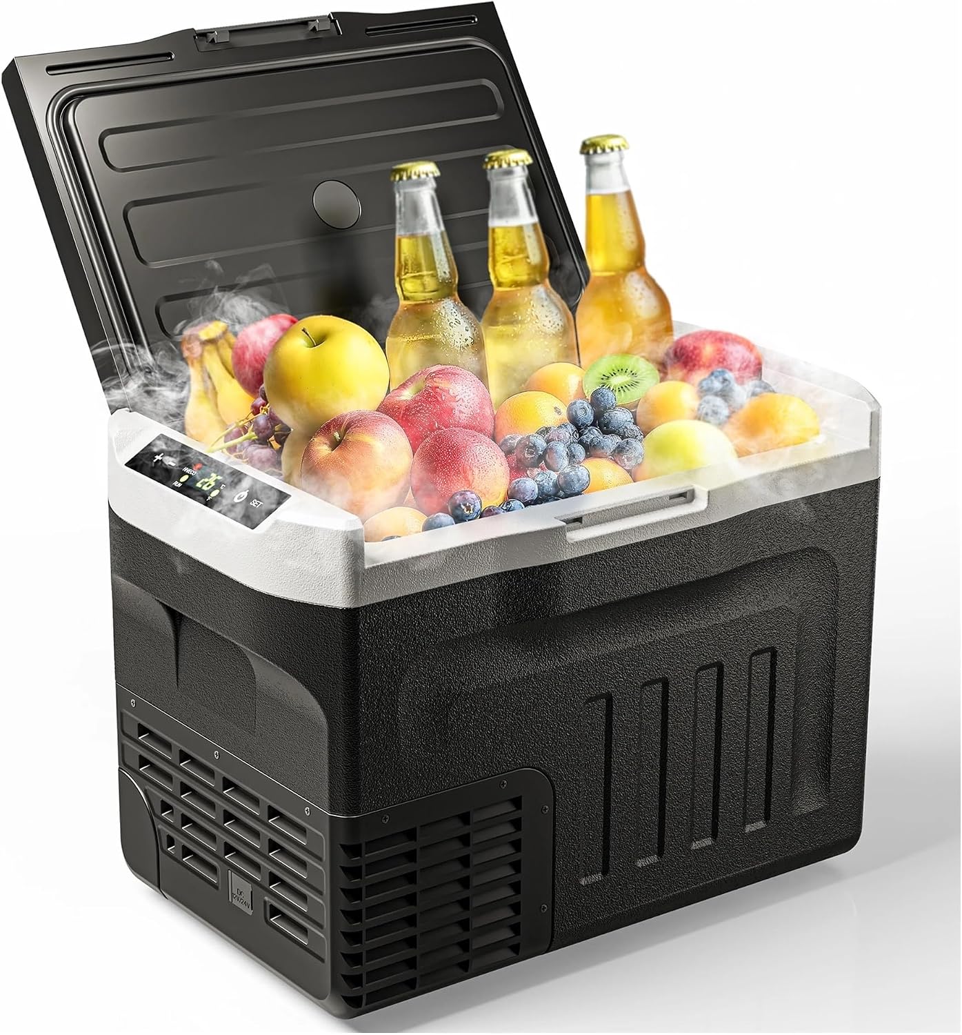 20/30L Car Refrigerator Compressor Dual Zone Mini Fridge Freezer Cooler Ice Box Keep Cool For Fishing Camping(20L)