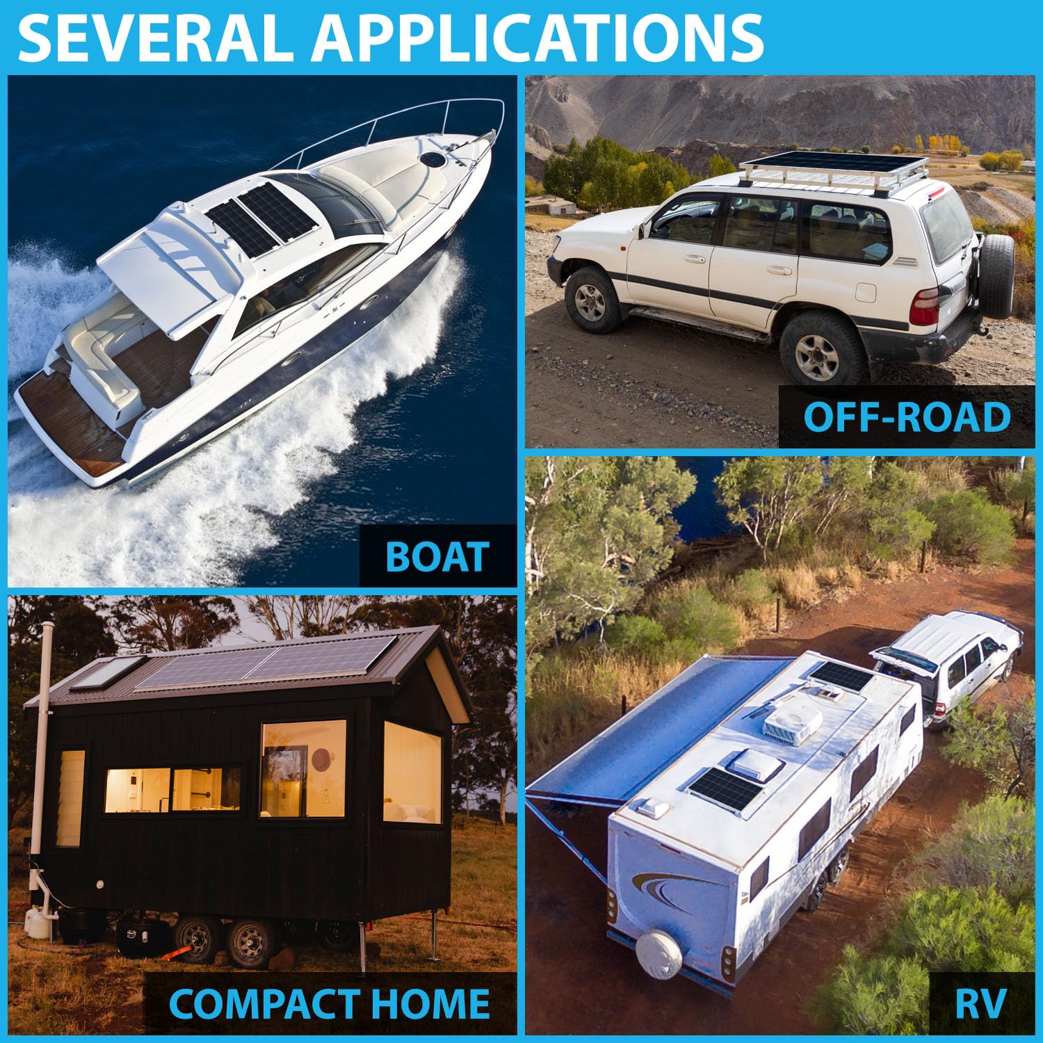 Mighty Max Battery 200 Watt 12 Volt, High Efficiency Monocrystalline Solar Panel with Solar Connectors for RV, Marine, Rooftop Farm, Home and Many Other Off-Grid Applications and More..