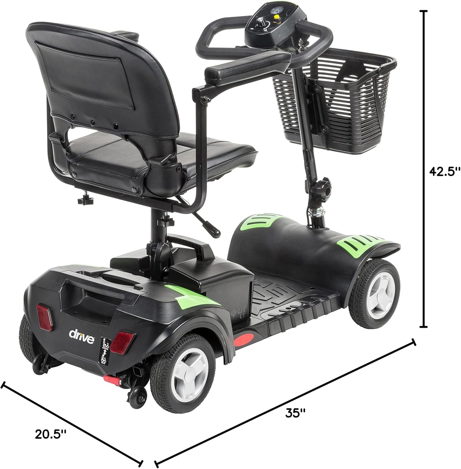 Drive Medical Drive Medical Scout Compact Travel Power Scooter, 4 Wheel