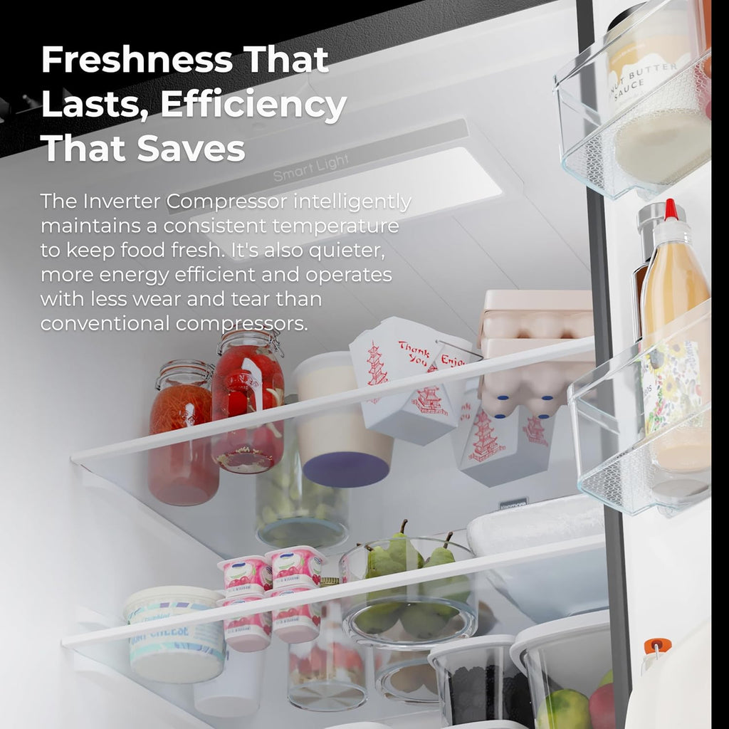 Kenmore 4675525 30' French Door Refrigerator with Freezer - Accela Chill, Ice Maker, Adjustable Glass Shelves, ENERGY STAR Certified, 17.5 cu. ft. Capacity - Fingerprint Resistant Stainless Steel
