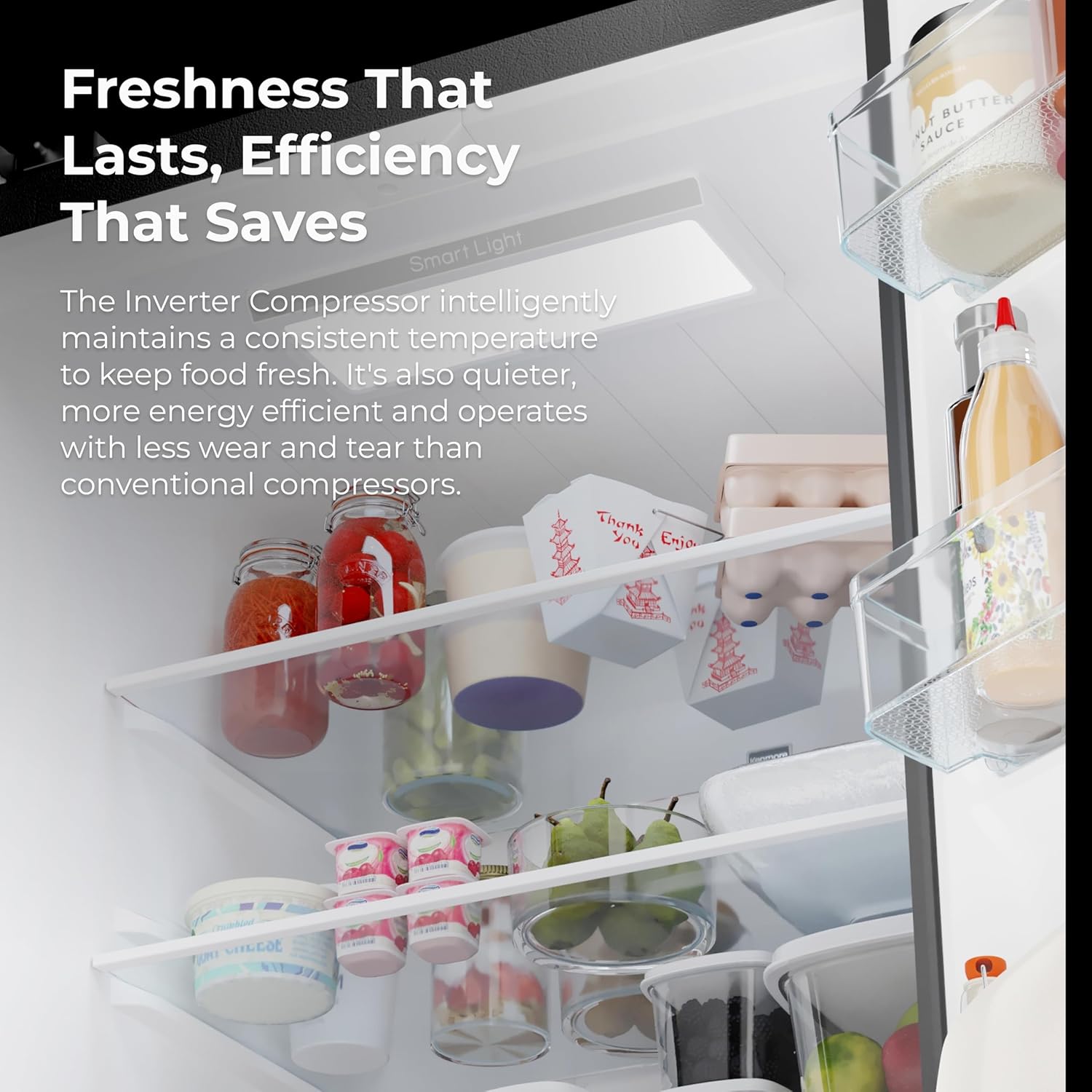 Kenmore 4675525 30' French Door Refrigerator with Freezer - Accela Chill, Ice Maker, Adjustable Glass Shelves, ENERGY STAR Certified, 17.5 cu. ft. Capacity - Fingerprint Resistant Stainless Steel