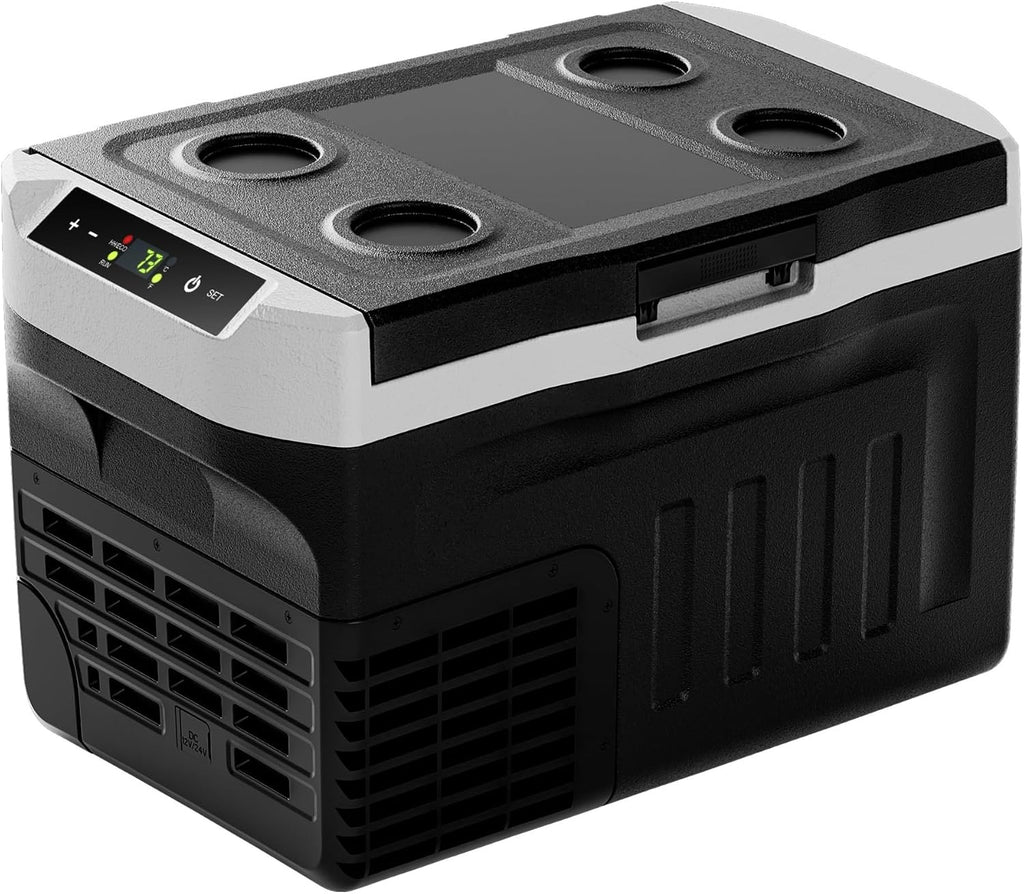 20/30L Car Refrigerator Compressor Dual Zone Mini Fridge Freezer Cooler Ice Box Keep Cool For Fishing Camping(20L)