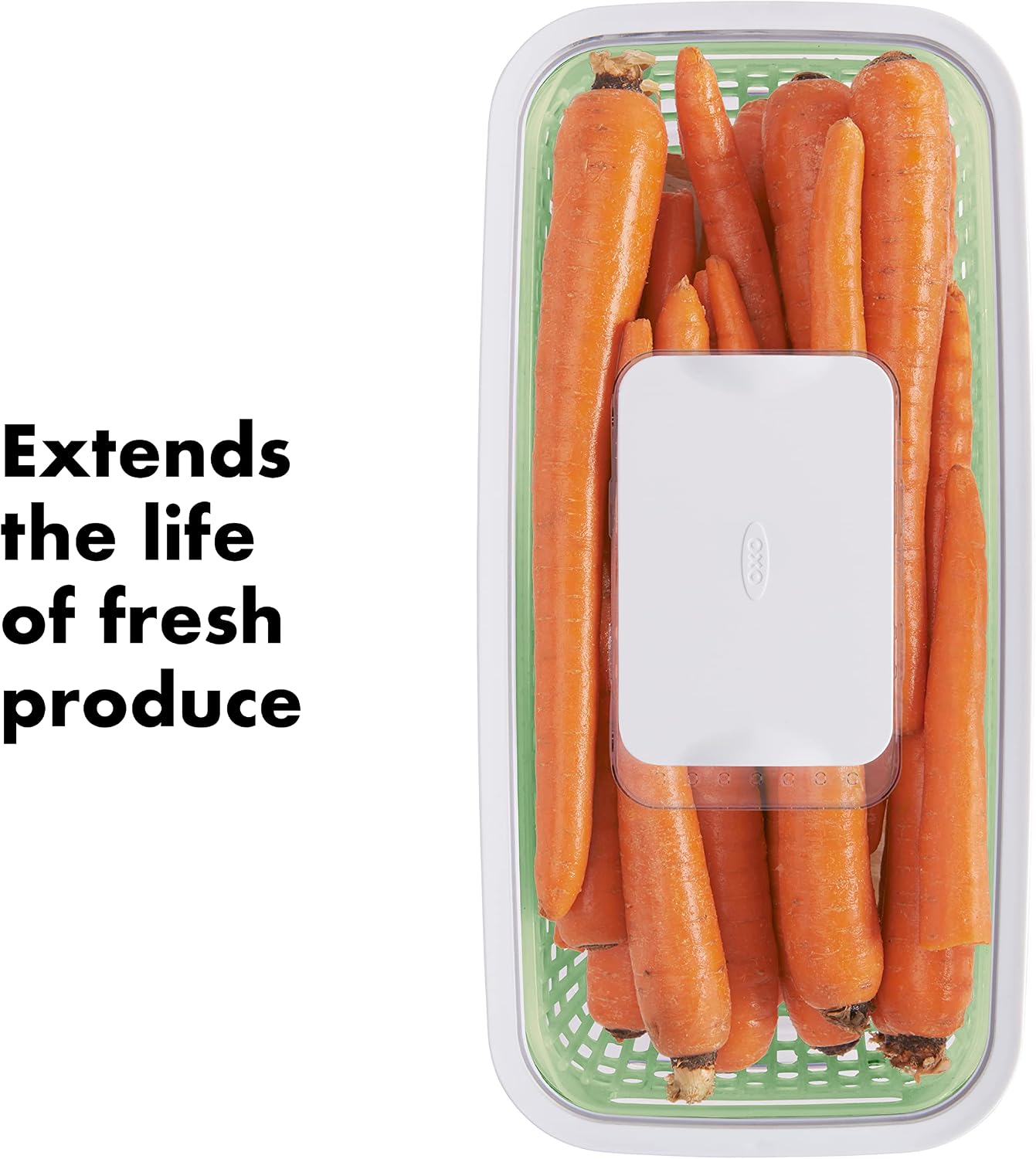 OXO Good Grips GreenSaver Produce Keeper - Large,White (Pack of 4)