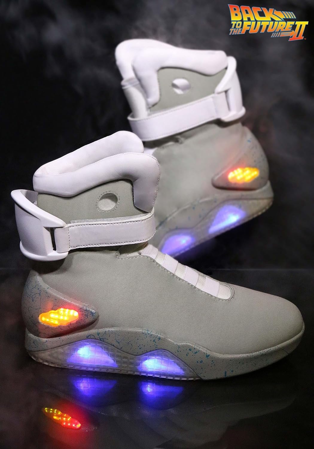 Back to the Future 2 Adult Light Up Shoes Universal Studios Officially Licensed