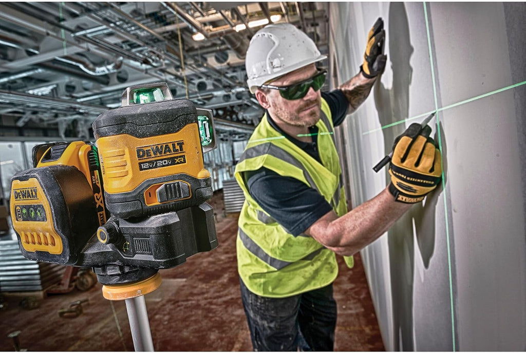 DEWALT 20V/12V MAX Laser Level, 3 x 360, Green, Bare Tool Only (DCLE34030GB)