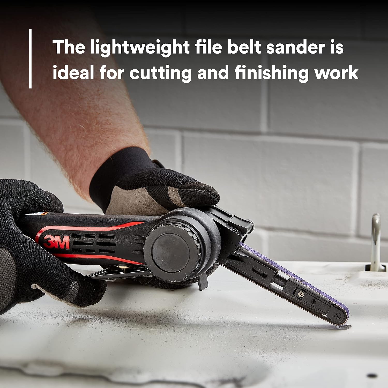 3M File Belt Sander 33575, Automotive, Spot Weld Removal, Body Repair, Lightweight, 457 mm (18 in)