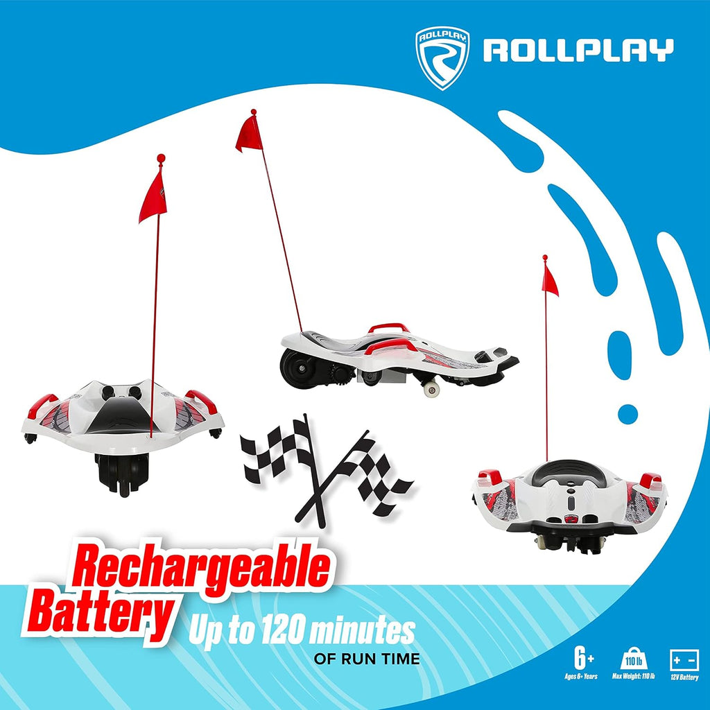 Rollplay Nighthawk Kids Electric Ride-On Toy, 12V 7AH Battery, 6.5 MPH, Ages 6+