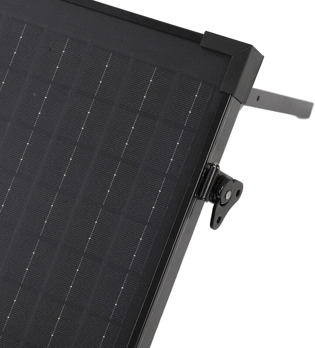 Foldable Solar Panel Solar Generators Monocrystalline Silicon Cells Aluminum Frame Ideal for RV Camping with Stand for Outdoor Use (80W)