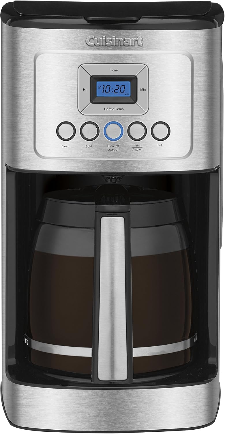 Cuisinart Coffee Maker, 14-Cup Glass Carafe, Fully Automatic for Brew Strength Control & 1-4 Cup Set & CCO-50BKN Deluxe Electric Can Opener, Black