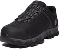 Timberland PRO Men's Powertrain Sport Alloy Safety Toe Industrial Athletic Work Shoe, Black/Grey-2024 New, 9 W