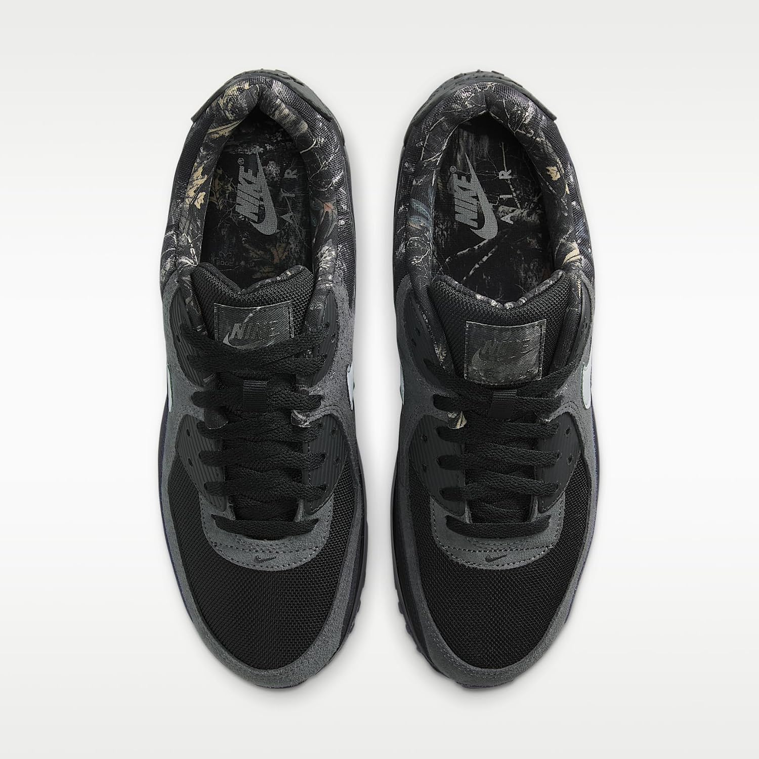 Nike Air Max 90 Men's Shoes (Black/Dark Smoke Grey/Metallic Cool Grey)