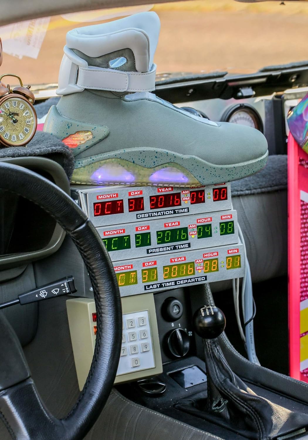 Back to the Future 2 Adult Light Up Shoes Universal Studios Officially Licensed