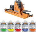 BORA Automatic Pocket Hole Jig with 800 pc Coarse Thread Screws, Auto Adjusting Drill Guide, Pocket Hole Jig Kit for Woodworking - For Materials 1/2 inch to 1 1/2 inch Thick, Power Tool Accessory Jigs