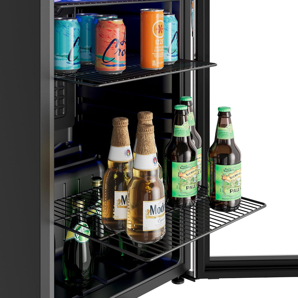 EdgeStar BWC121SSLT 18 Inch Wide 80 Can Capacity Ultra Low Temp Beverage Center
