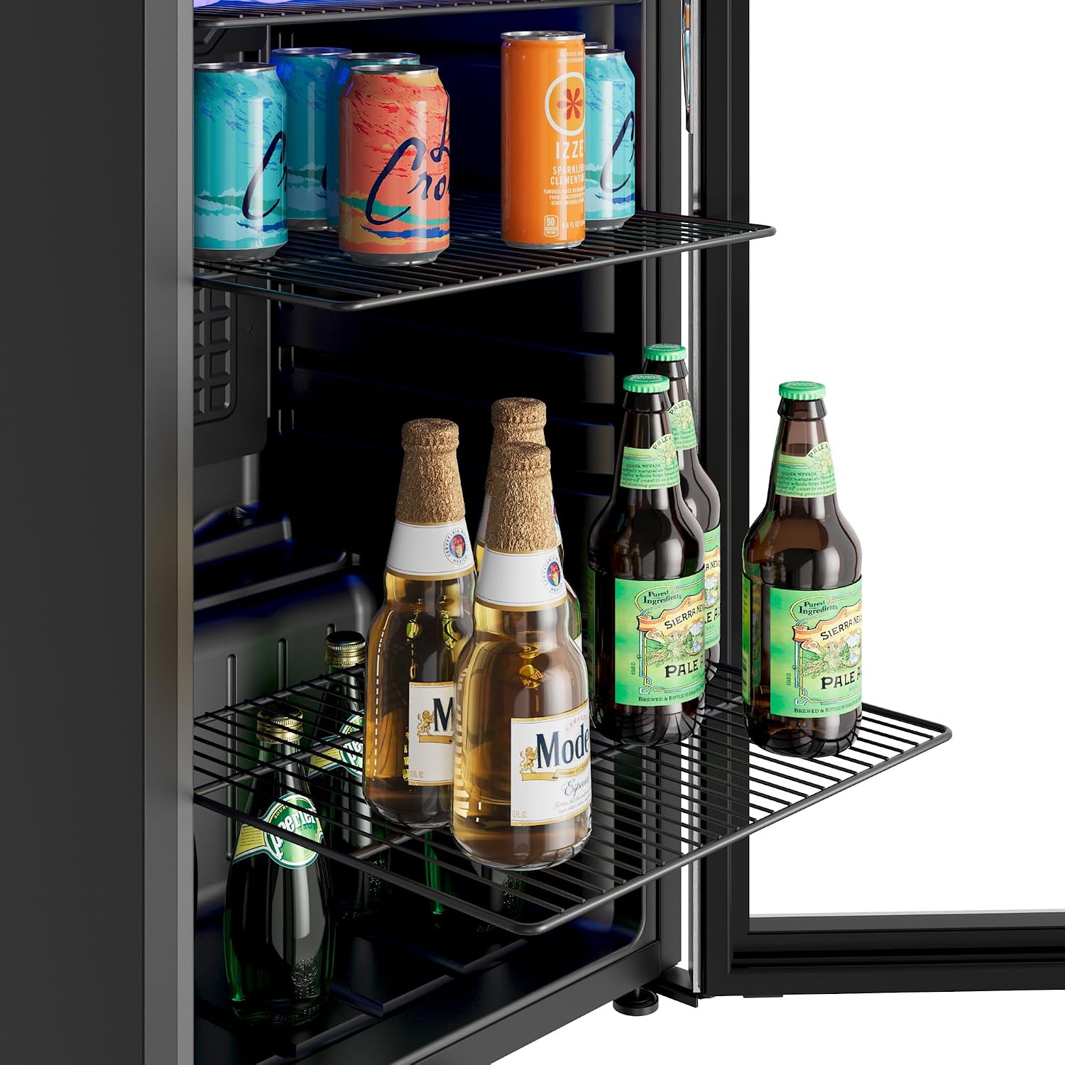EdgeStar BWC121SSLT 18 Inch Wide 80 Can Capacity Ultra Low Temp Beverage Center