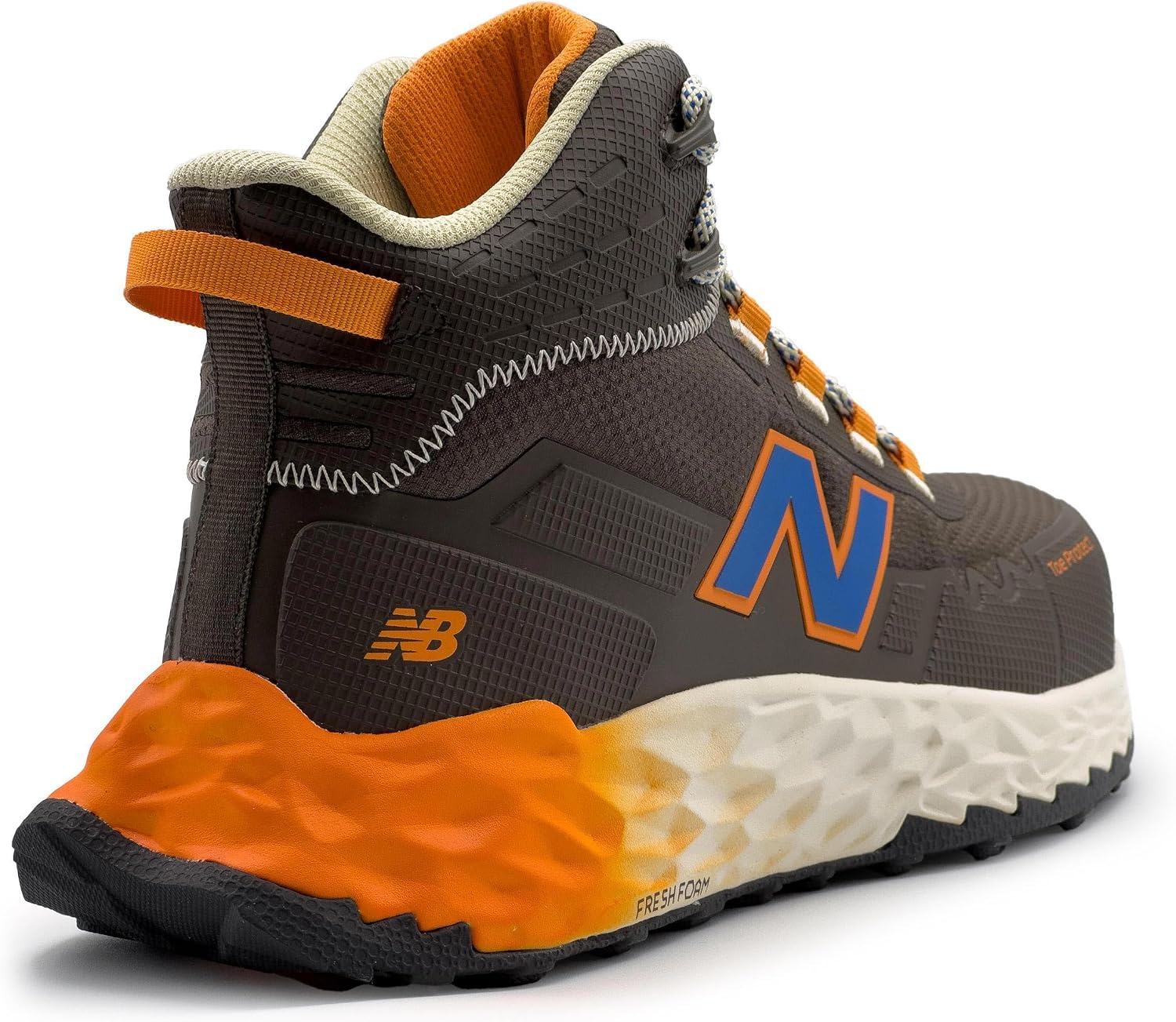 New Balance Fresh Foam Cremorne Composite Toe Safety Shoes for Men - Non Slip, Electrical Hazard - Black/Grey, Mid
