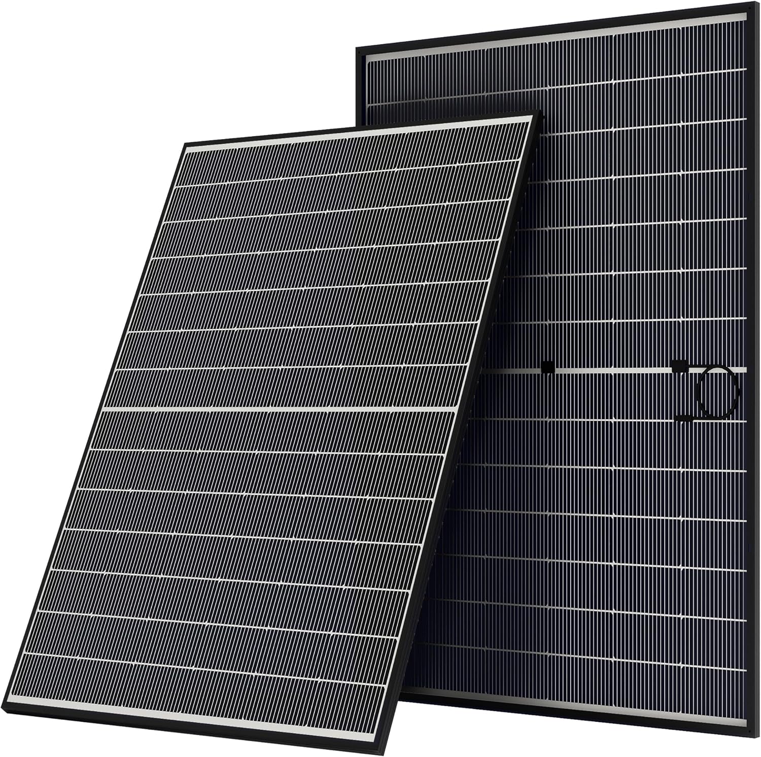 400W Bifacial Solar Panel, N-Type 16BB Monocrystalline Solar Panel, 25% High Efficiency, IP65 Waterproof, for RV Home Boat Marine Off-Grid Solar System