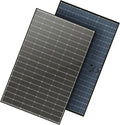 JJN Bifacial 400 Watt Solar Panel, N-Type 16BB 400W Solar Panels, 25% High Efficiency Monocrystalline Solar Module for 12V/24V/48V PV System for Homes Rooftop Farm RV and Off-Grid Applications