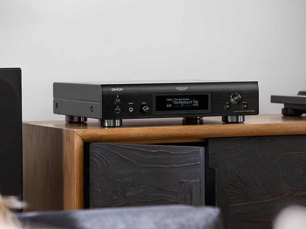 Denon DNP-2000NE Digital Audio Player, Wireless Multi-Room Audio, Ultra AL32 Processing, HEOS Built-in, Quad DAC Configuration, Supports AirPlay 2, Alexa, & Siri Voice Control, Black