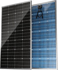 Epoch 200W Bifacial Solar Panels,16BB 12/24 Volt Monocrystalline Solar Panel, High-Efficiency Waterproof Solar Module for RV Camping, Boat, Marine,Off-Grid (200w Single)