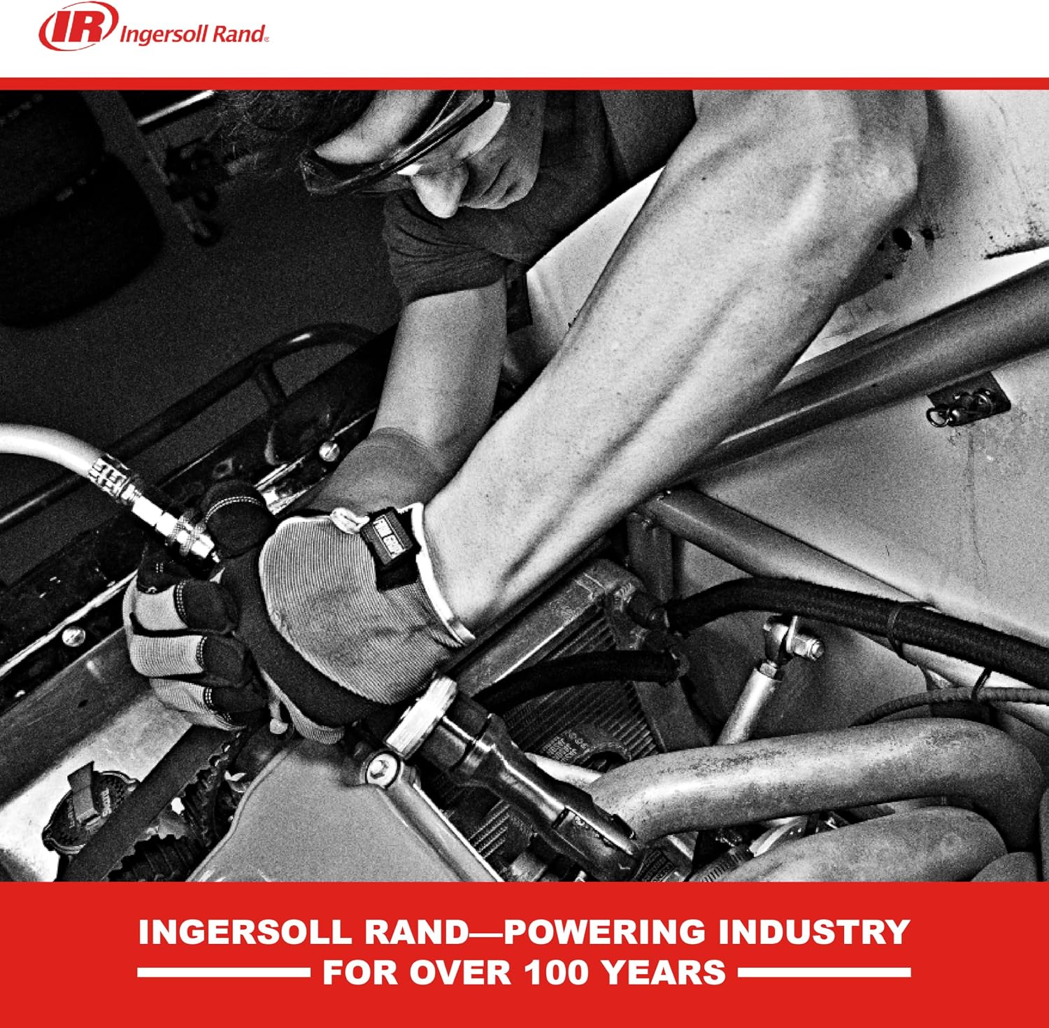 Ingersoll Rand 123MAX Vibration Reduced Air Hammer, 3,530 BPM, 2-5/8' Stroke, Round Shank