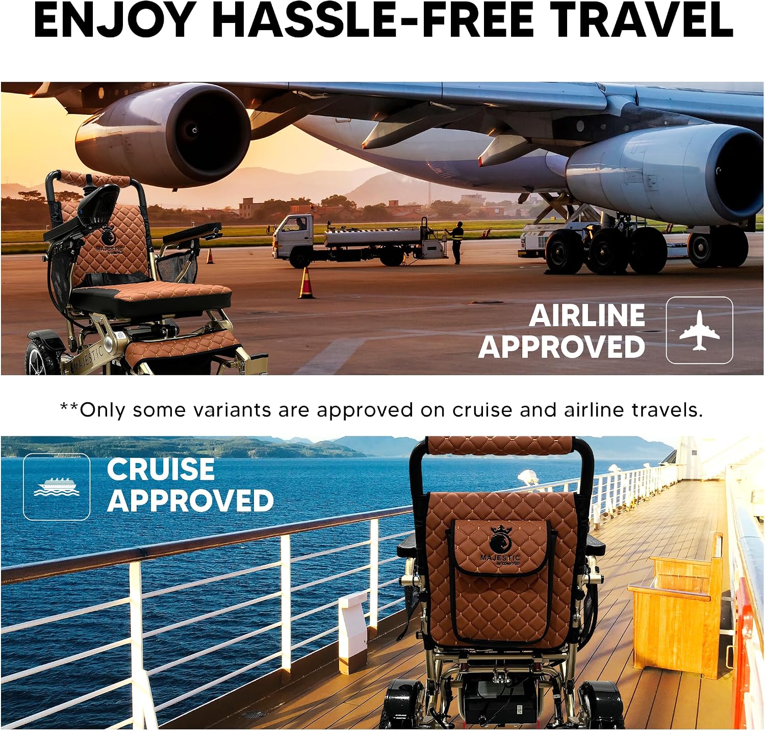 Electric Wheelchairs for Adults, 350 lbs Capacity, Up to 13 Miles Range, Lightweight Wheelchair for Seniors,Remote Controlled Wheel Chair, All Terrain, Airline and Cruise Approved, IQ-7000 by Majestic