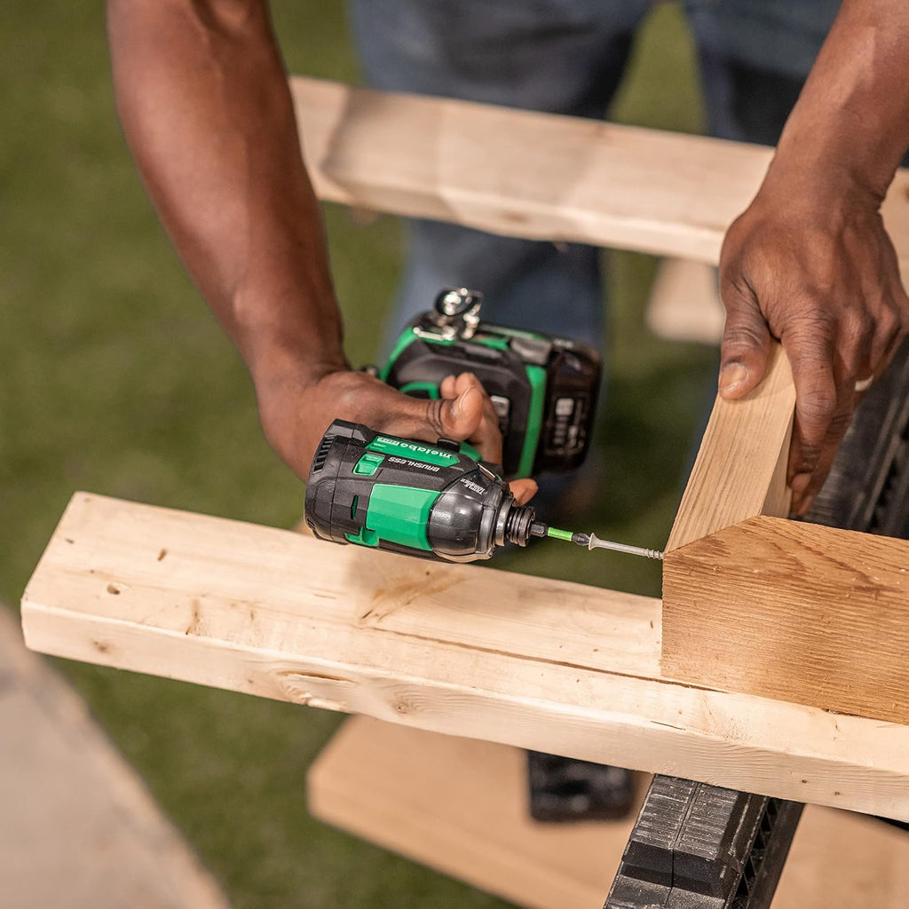 Metabo HPT Pneumatic Siding Nailer + 18V Impact Driver Pro Bundle Kit, 2-1/2 Inch Coil Siding Nailer with BONUS 18V Triple Hammer Impact Driver Kit, KNV65AH2