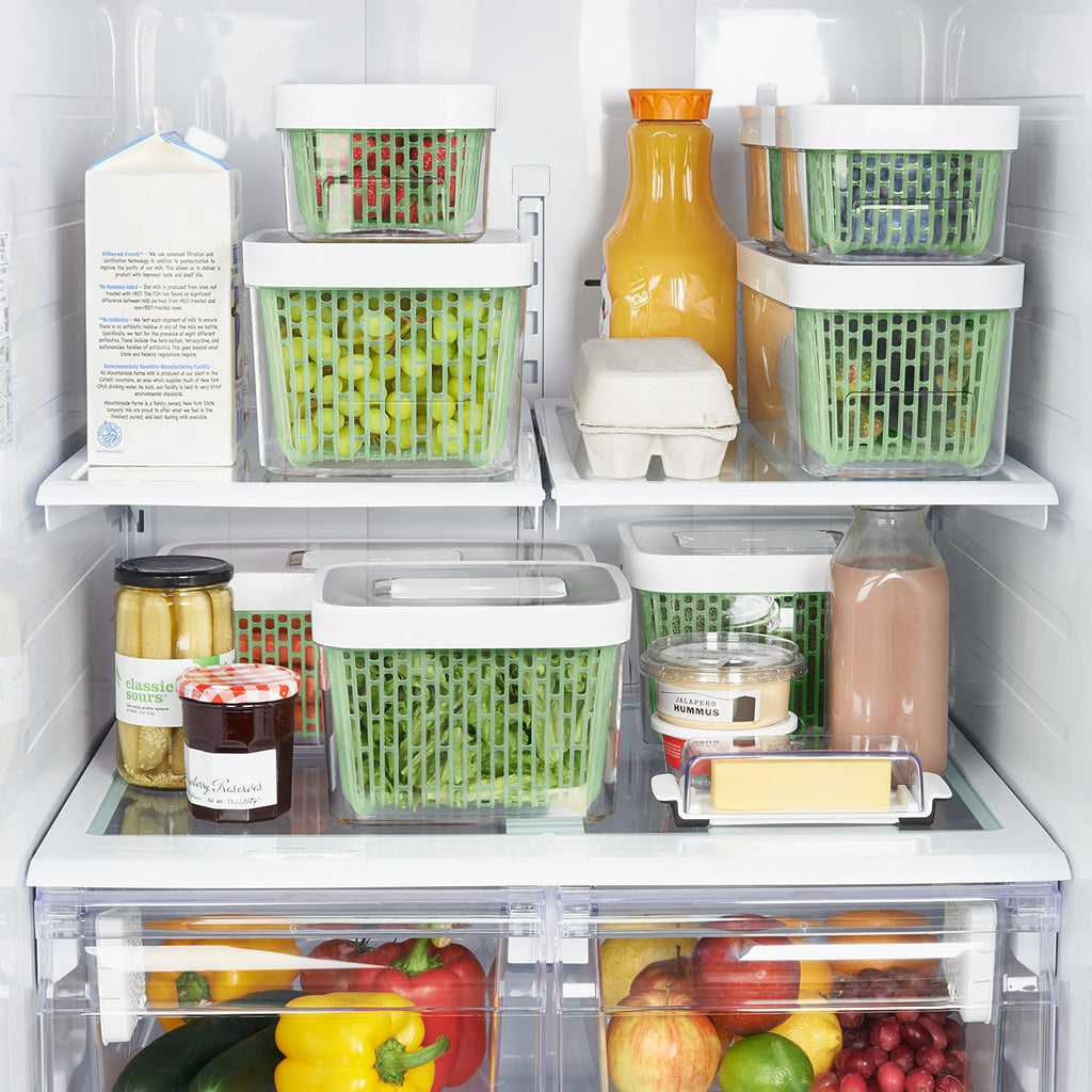 OXO Good Grips GreenSaver Produce Keeper - Large,White (Pack of 4)