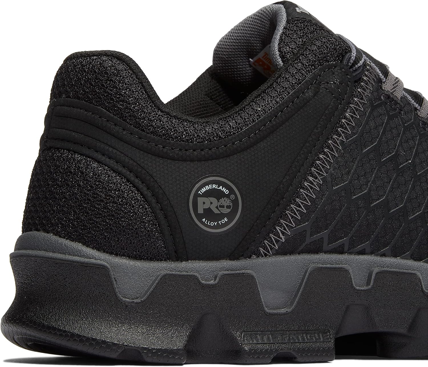 Timberland PRO Men's Powertrain Sport Alloy Safety Toe Industrial Athletic Work Shoe, Black/Grey-2024 New, 9 W